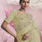Rajwada Yellow Net Embellished Elegant Saree For Women