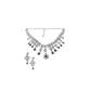 Rajwada Dark Blue Alloy Embellished Jewellery Set For Women