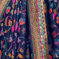 Rajwada Royal Blue Silk Blend Woven Saree For Women