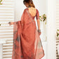 Rajwada Dusty Mauve Cotton Linen Zari Work Saree For Women