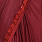 Maroon Georgette Embellished Saree