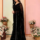 Rajwada Black Georgette Embellished Saree For Women