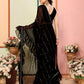 Rajwada Black Georgette Embellished Saree For Women