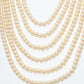 Rajwada White Alloy Pearl Embellished Neckpiece For Women