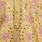 Rajwada Yellow Silk Blend Embroidered Stitched Kurta For Men