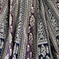 Rajwada Blue And Purple Georgette Embroidered Semi-Stitched lehenga For Women