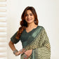 Rajwada Olive Cotton Linen Zari Work Saree For Women