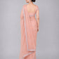 Light Pink Soft Net Embellished Saree