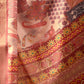 Rajwada Orange Silk Blend Printed Saree For Women