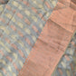 Grey Silk Blend Embellished Saree