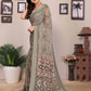 Rajwada Green Georgette Printed Saree For Women