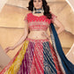 Rajwada Multicolor Georgette Embroidered Semi-Stitched lehenga For Women