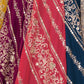 Rajwada Multicolor Georgette Embroidered Semi-Stitched lehenga For Women
