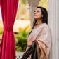 Rajwada Women Brown Silk Blend Designer Embroidery Saree With Unstitched Blouse