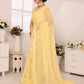 Rajwada Yellow Georgette Embellished Saree For Women