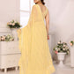 Rajwada Yellow Georgette Embellished Saree For Women
