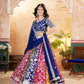Rajwada Multicolor Georgette Embroidered Semi-Stitched lehenga For Women