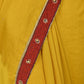 Mustard Yellow Silk Blend Embellished Saree