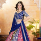 Rajwada Multicolor Georgette Embroidered Semi-Stitched lehenga For Women