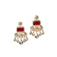 Rajwada Off White Alloy Embellished Jewellery Set For Women