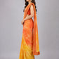 Mustard Yellow Georgette Embellished Saree