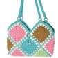 Rajwada Multi Color Cotton Blend Embellished Hand Bag For Women