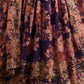 Rajwada Purple Organza Printed And Embriodered Semi-Stitched Lehenga For Women