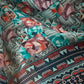 Rajwada Sea Green Silk Blend Printed Saree For Women