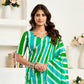 Rajwada Green Cotton Linen Zari Work Saree For Women