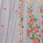 Rajwada Grey Georgette Embroidered Semi-Stitched lehenga For Women
