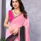 Rajwada Multicolor Georgette Plain Saree For Women