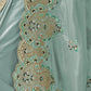 Rajwada Light Green Georgette Embroidered Elegant Saree For Women
