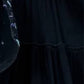 Rajwada Black Georgette Embroidered Semi-Stitched lehenga For Women