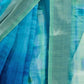 Rajwada Blue Cotton Linen Zari Work Saree For Women