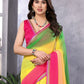 Rajwada Multicolor Georgette Plain Saree For Women
