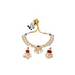 Rajwada Off White Alloy Embellished Jewellery Set For Women