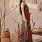 Rajwada Multicolor Linen Cotton Printed Saree For Women