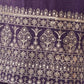 Rajwada Purple Chinon Silk Embellished Kurta Set For Women