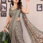 Rajwada Green Georgette Printed Saree For Women