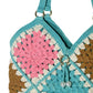 Rajwada Multi Color Cotton Blend Embellished Hand Bag For Women