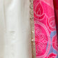 Rajwada Off White Viscose Embroidered Stitched Kurta Set For Women