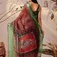 Rajwada Multicolor Linen Cotton Printed Saree For Women