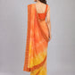 Mustard Yellow Georgette Embellished Saree