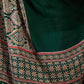 Rajwada Green Silk Blend Printed Elegant Saree For Women