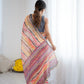 Rajwada Multicolor Georgette Printed Saree For Women