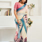 Rajwada Multicolour Cotton Linen Zari Work Saree For Women