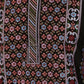Rajwada Black Viscose Silk Embroidered Stitched Kurta For Men