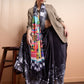 Rajwada Black Georgette Printed Saree For Women