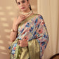 Rajwada Multicolor Silk Blend Printed Saree For Women
