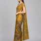 Olive Silk Blend Embellished Saree